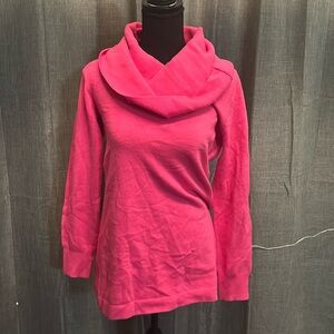 Pink French Connection Cowl Neck Sweater